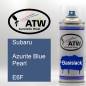 Preview: Subaru, Azurite Blue Pearl, E6F: 400ml Sprühdose, von ATW Autoteile West.